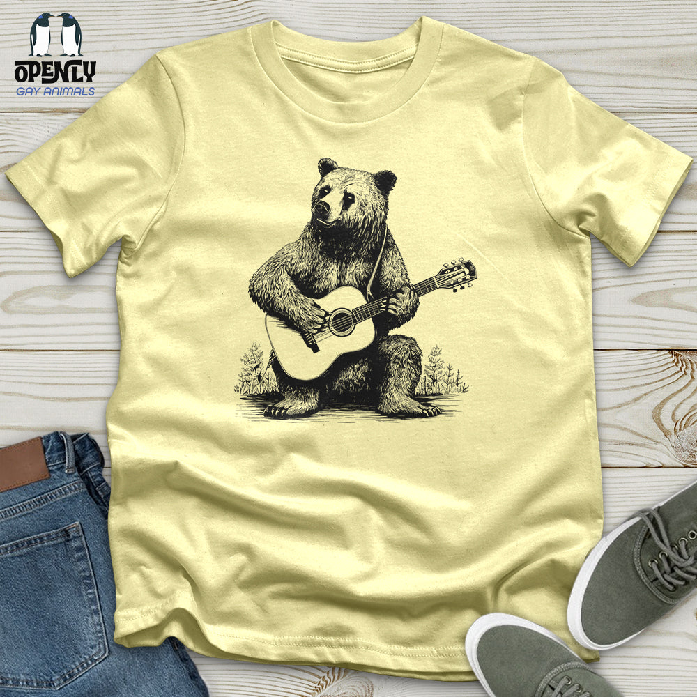 Bear Guitarist Softstyle Tee