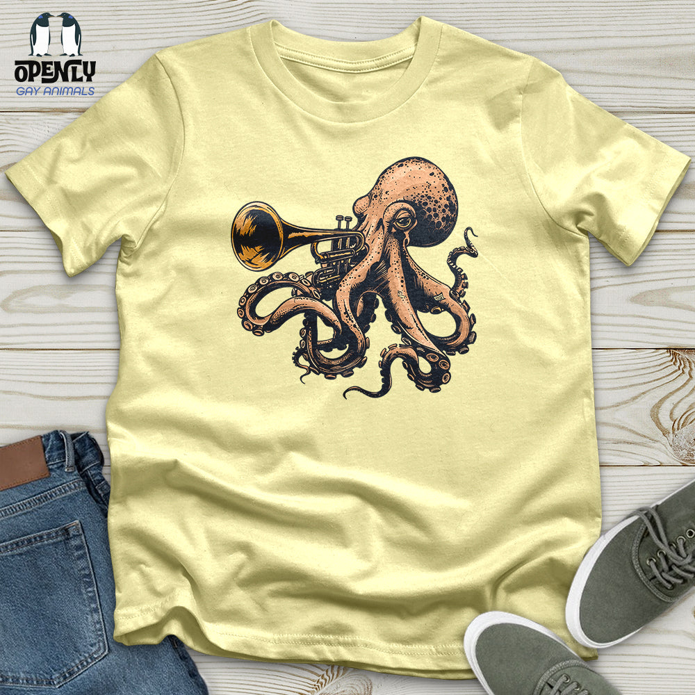 Octopus Trumpet Solo Softstyle Tee