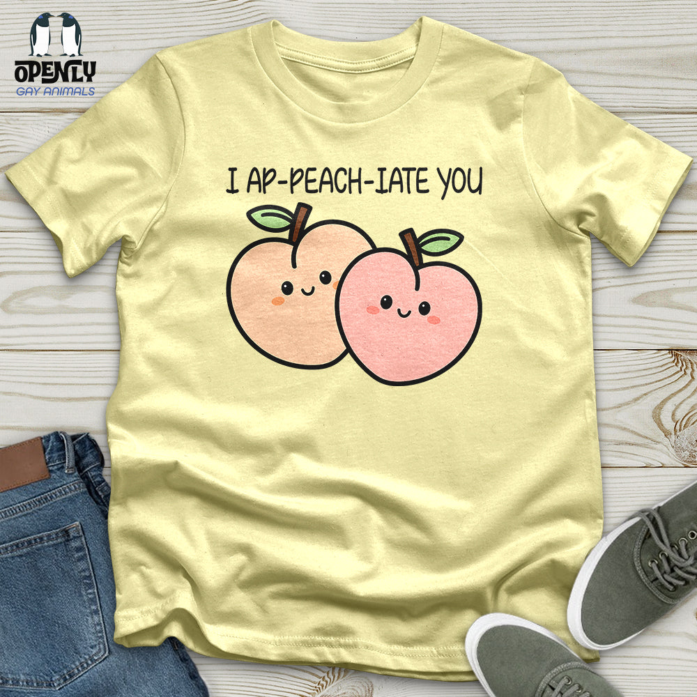 I Ap Peach Iate You Softstyle Tee