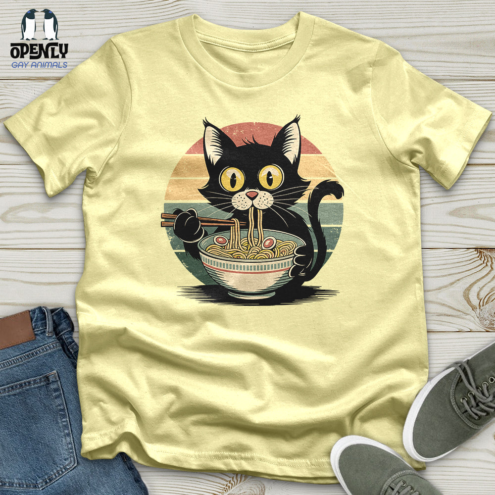 Cat With Ramen Softstyle Tee