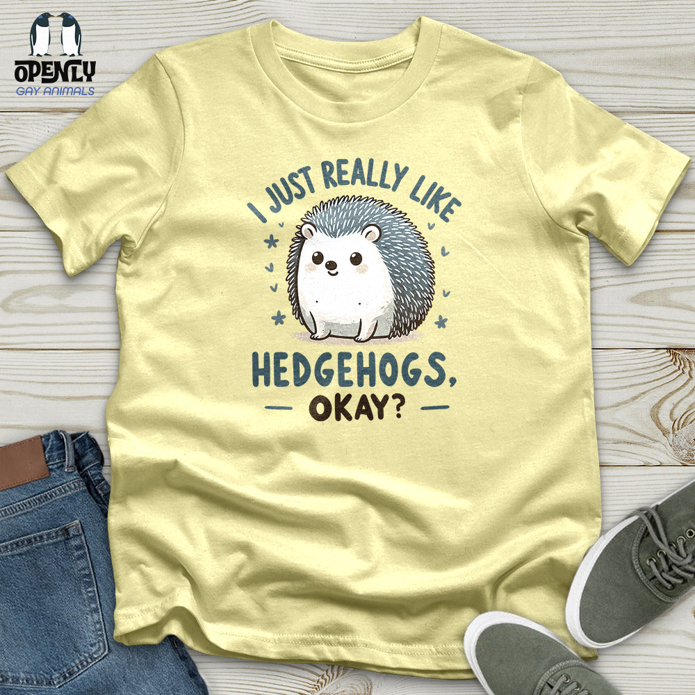I Just Really Like Hedgehogs, Okay Softstyle Tee
