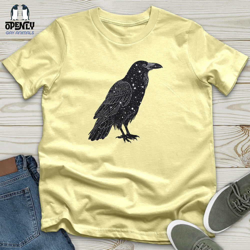 Celestial Raven Silhouette Softstyle Tee