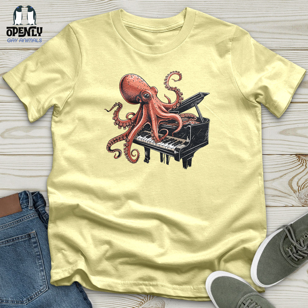 Octopus Piano Melody Softstyle Tee