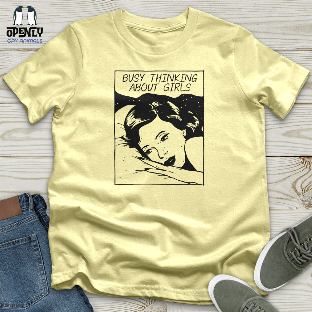 Busy Thinking About Girls Softstyle Tee