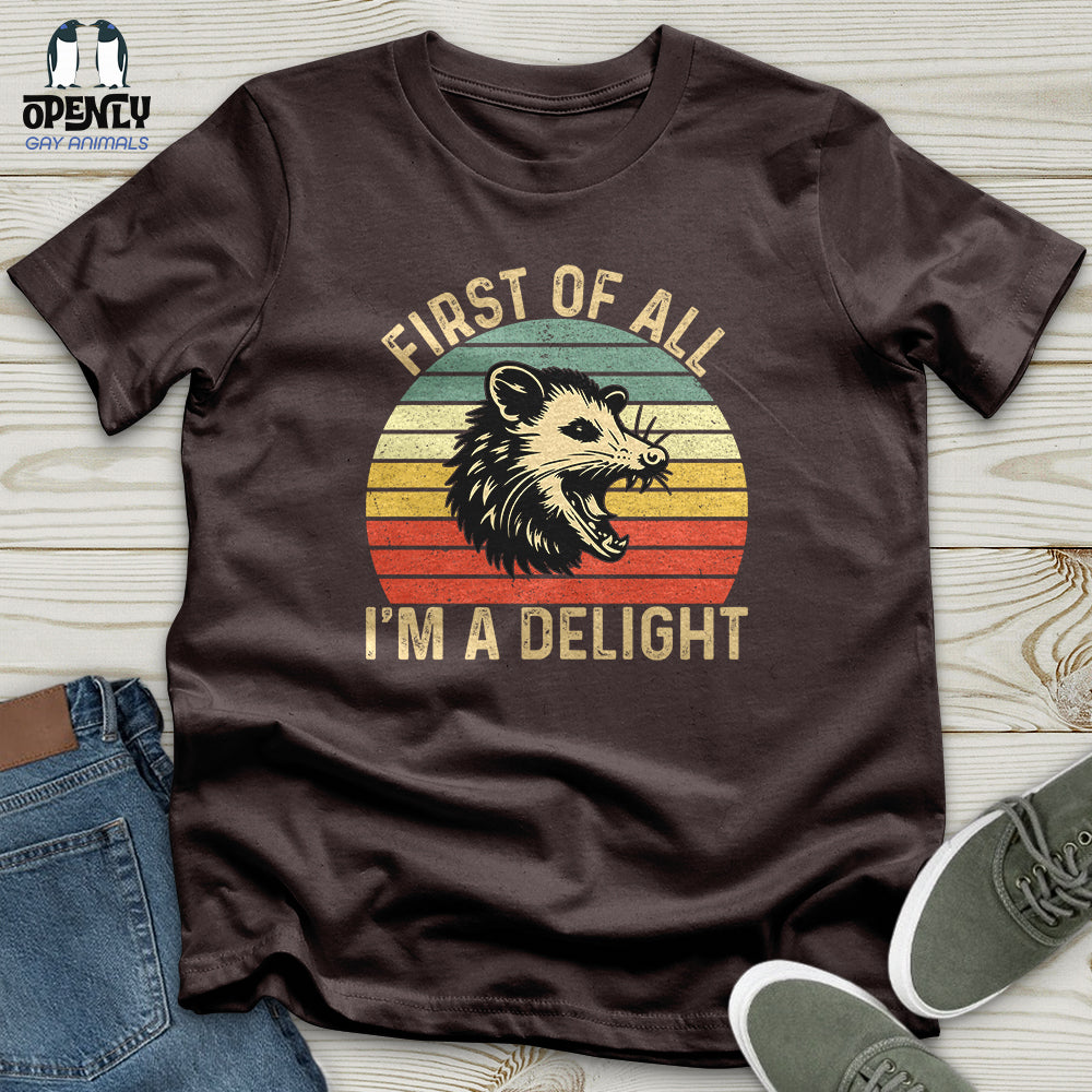 First Of All I am A Delight Softstyle Tee