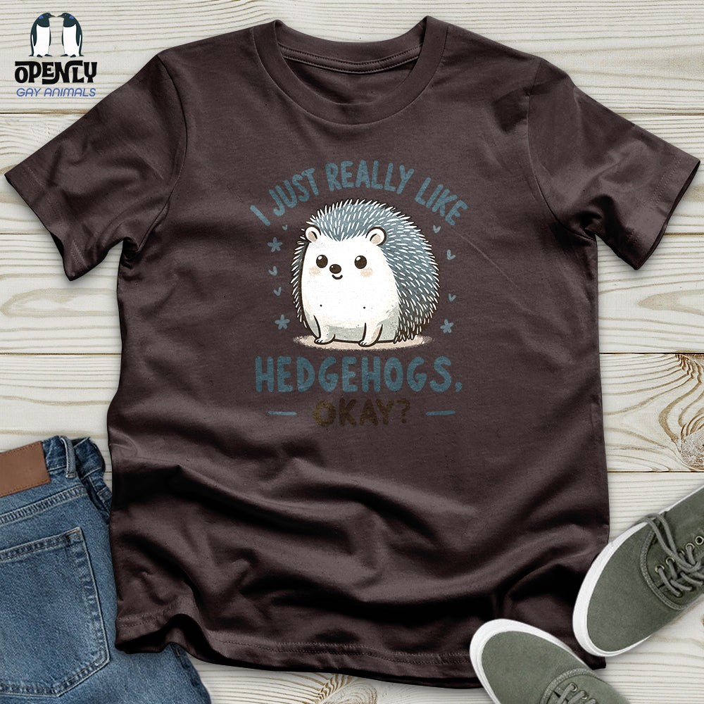 I Just Really Like Hedgehogs, Okay Softstyle Tee