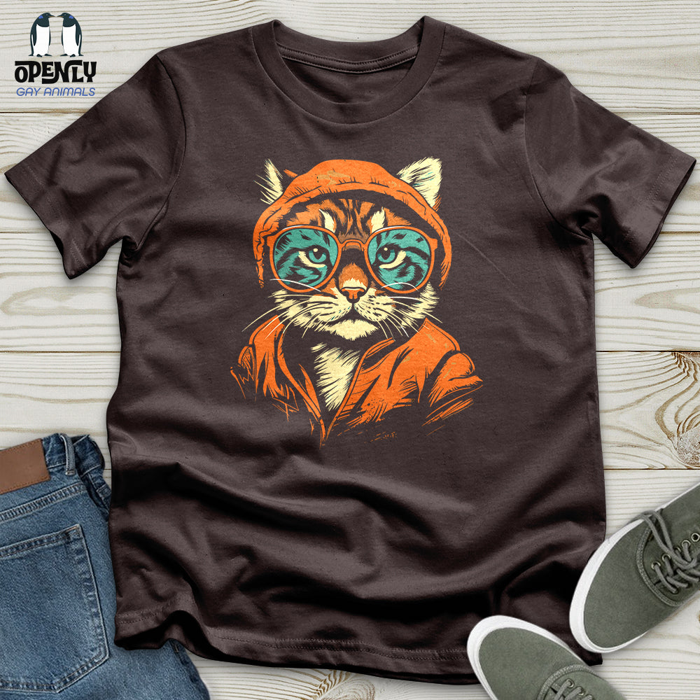 Hipster Cat Attitude Softstyle Tee