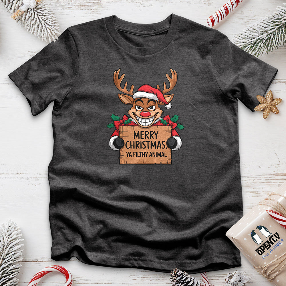 Merry Christmas, Ya Filthy Animal Unisex t-shirt