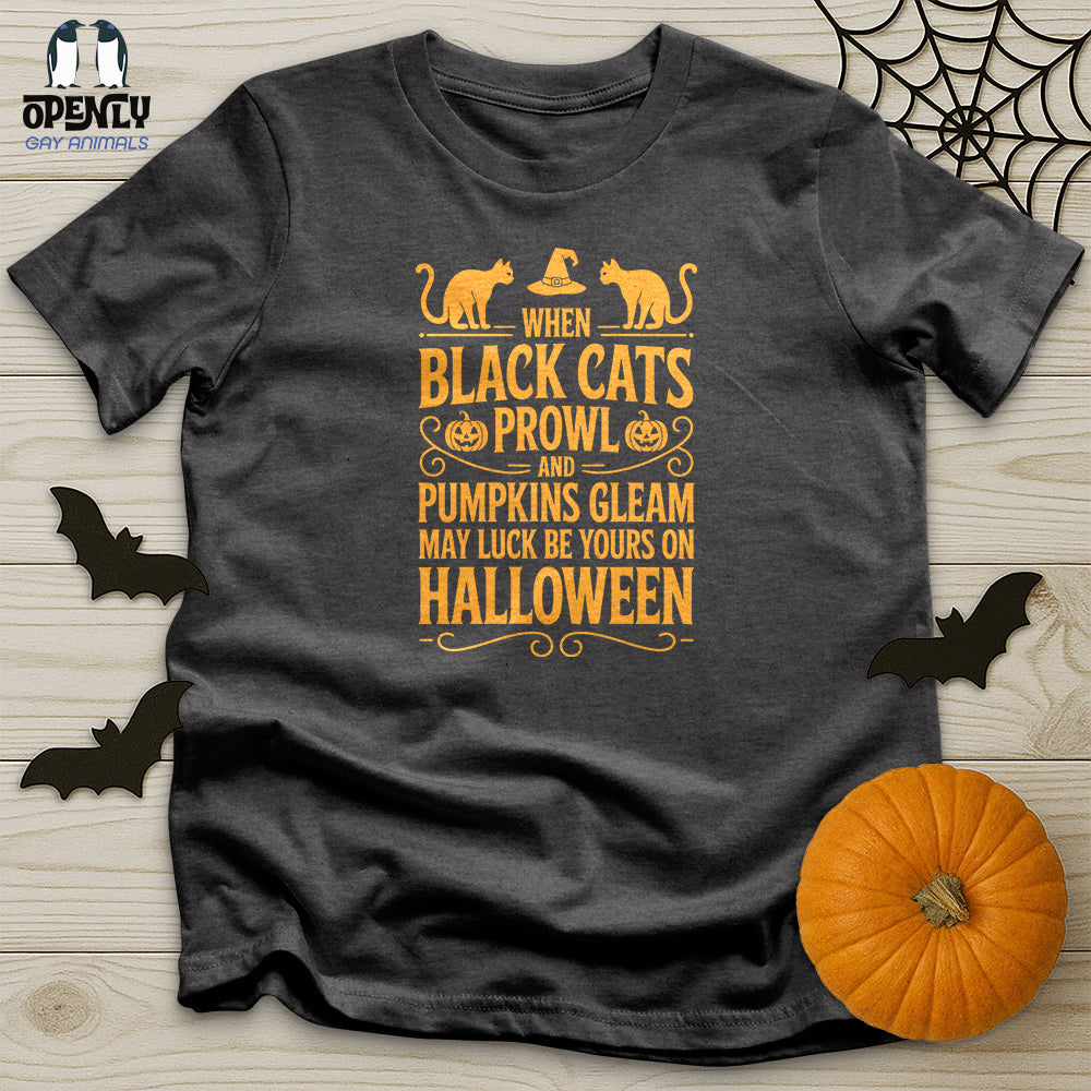 When Black Cats Prowl Unisex T-Shirt
