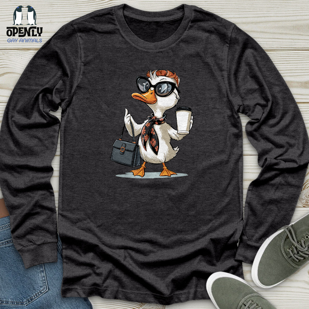 Fashionable Duck Unisex Long Sleeve Tee