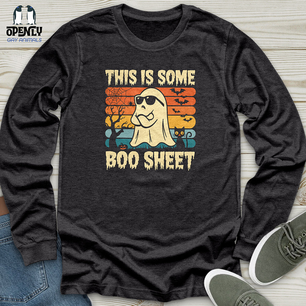 Boo Sheet  Unisex Long Sleeve Tee