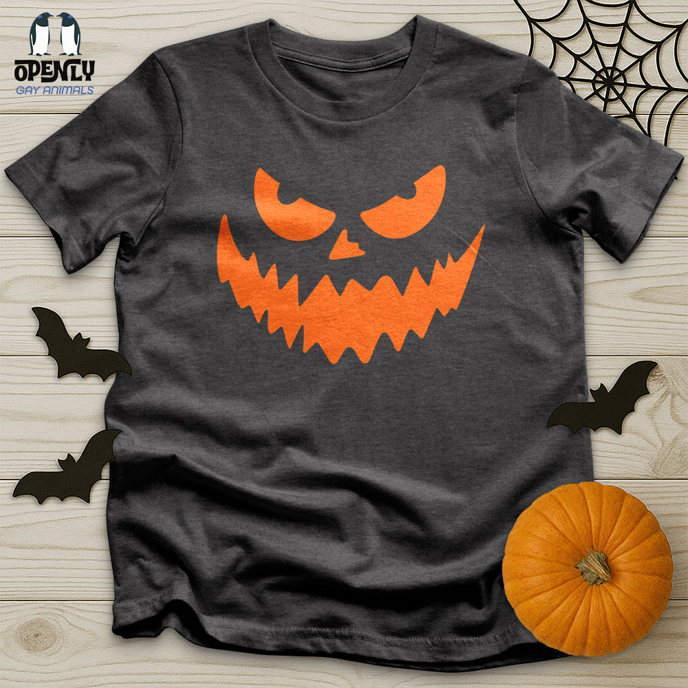 Scary Pumpkin Face Unisex T-Shirt