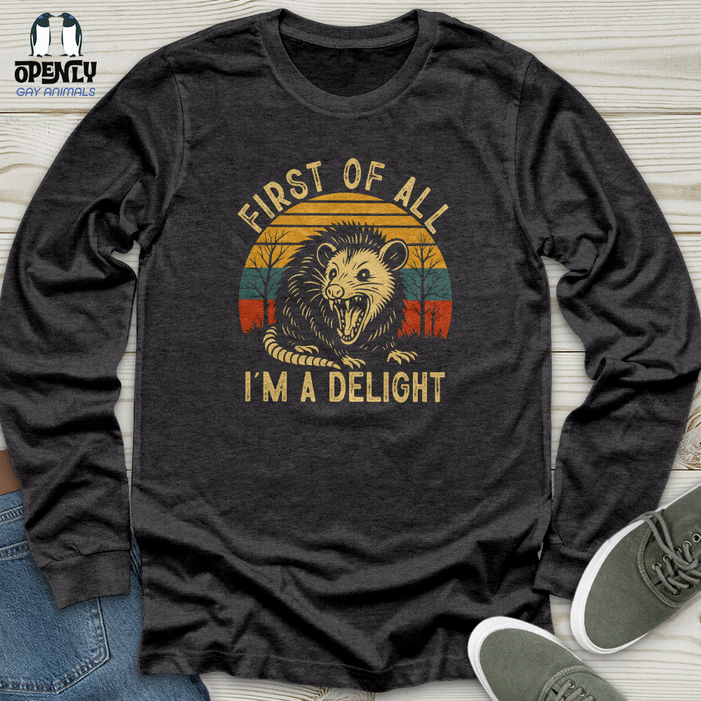 First Of All Unisex Long Sleeve Tee