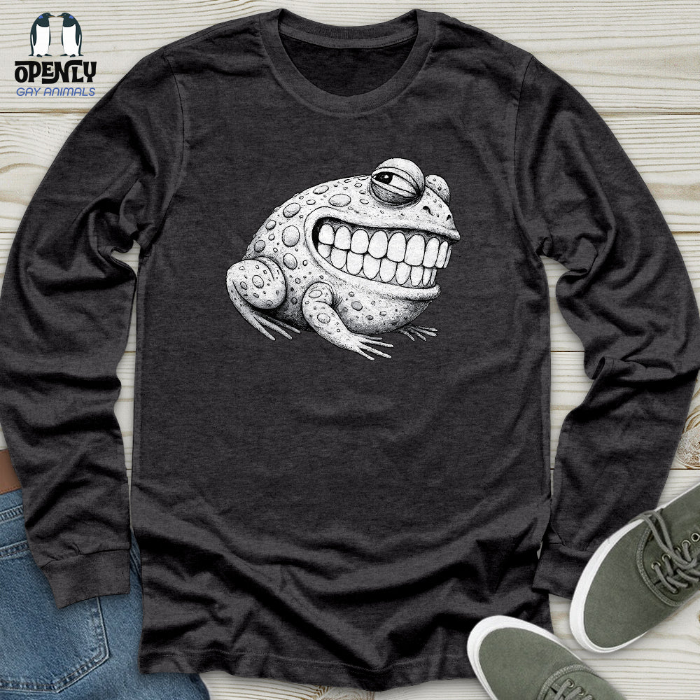 Creepy Frog Unisex Long Sleeve Tee