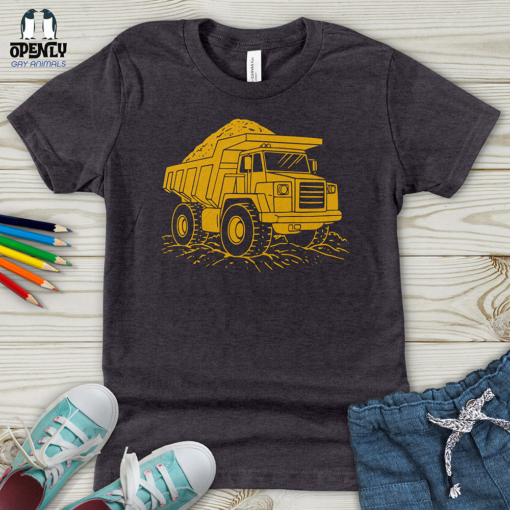 Dump Truck Power Youth T-Shirt