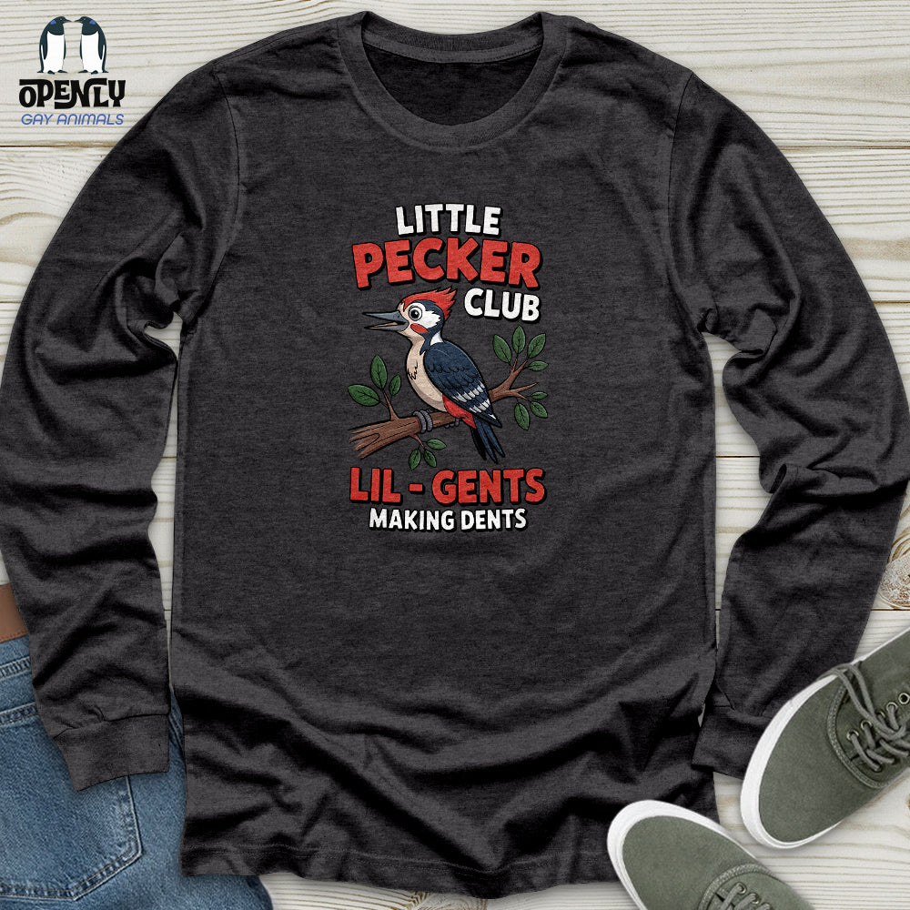 Little Pecker Club Lil - Gents Making Dents Unisex Long Sleeve Tee