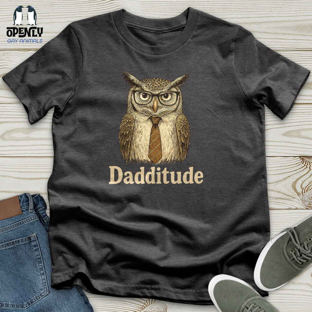Dadditude Owl Unisex T-Shirt