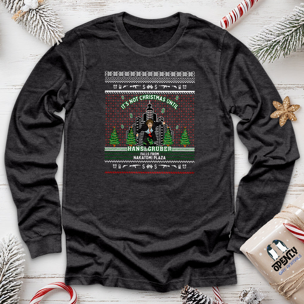 Hans Gruber Unisex Long Sleeve Tee