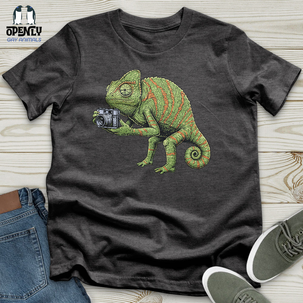 Chameleon Photographer Unisex T-Shirt