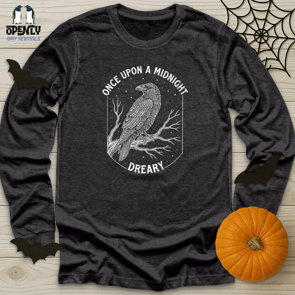 Once Upon A Midnight Dreary Unisex Long Sleeve Tee