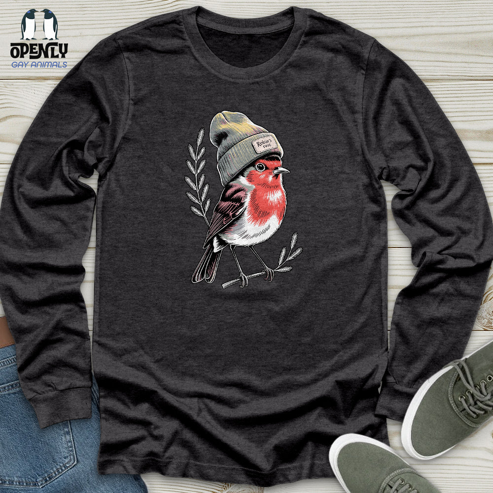Robin Bird Unisex Long Sleeve Tee