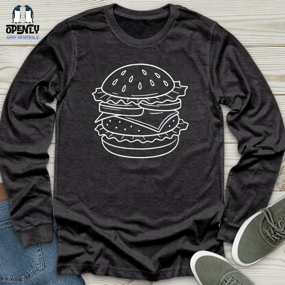 The Burger Unisex Long Sleeve Tee