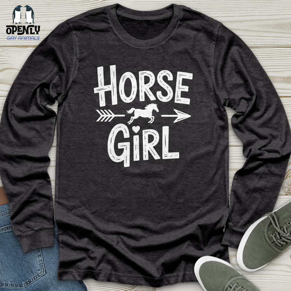 Horse Girl Unisex Long Sleeve Tee