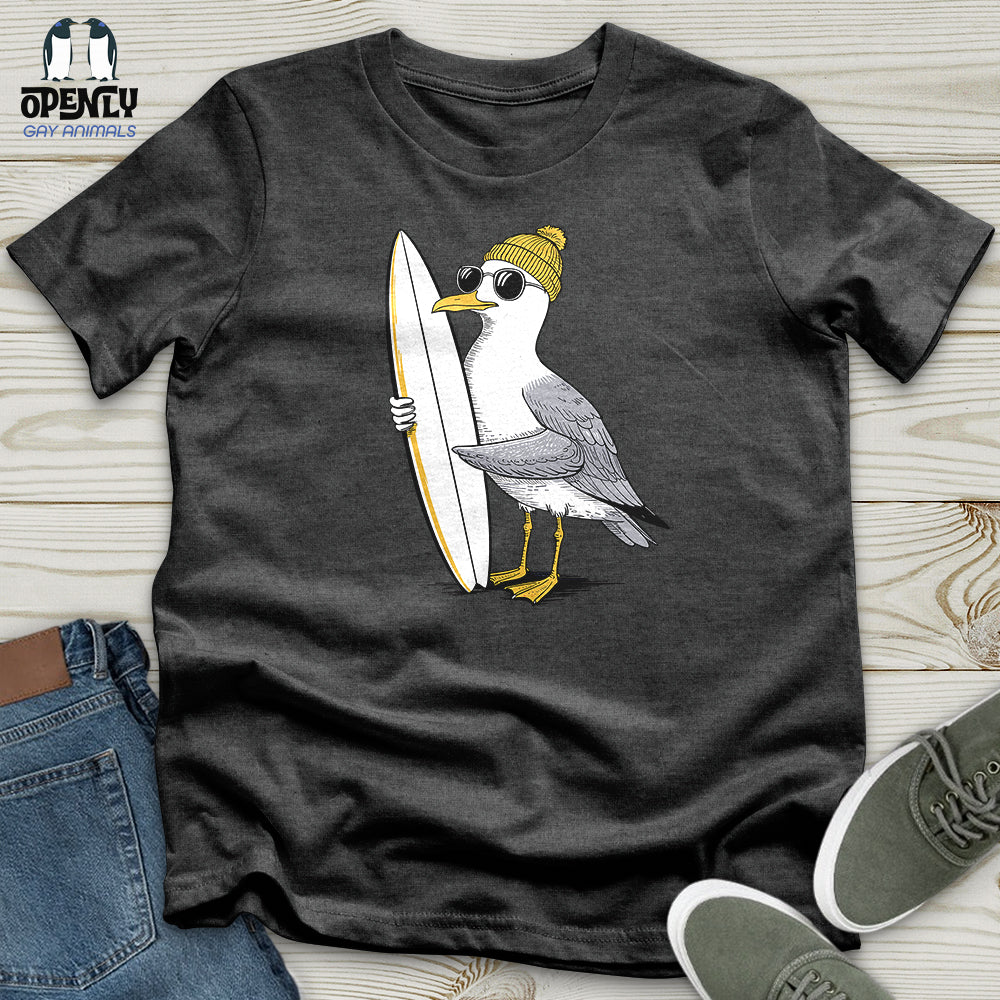Surfing Seagull Softstyle Tee
