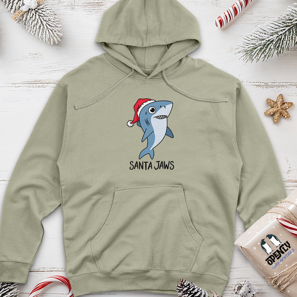 Santa Jaws Unisex Midweight Hoodie