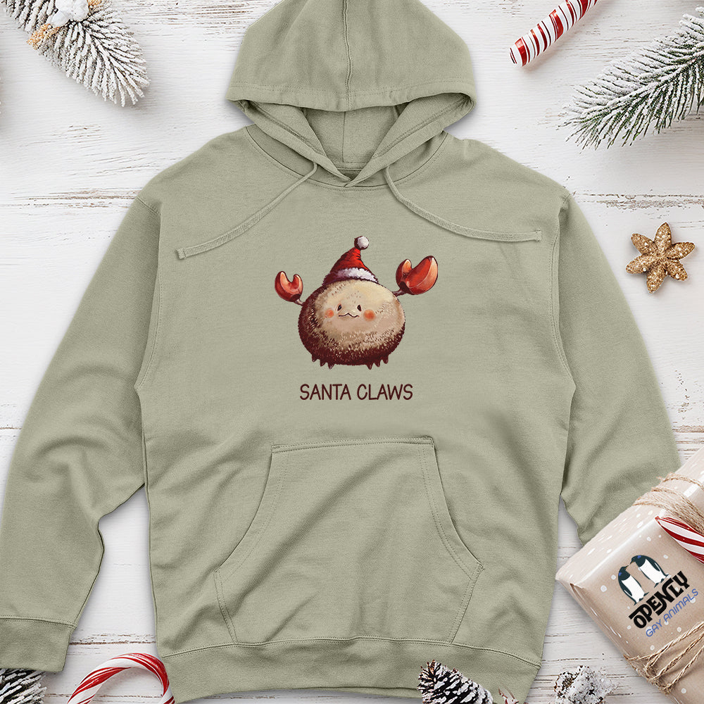 Santa Claws Unisex Midweight Hoodie