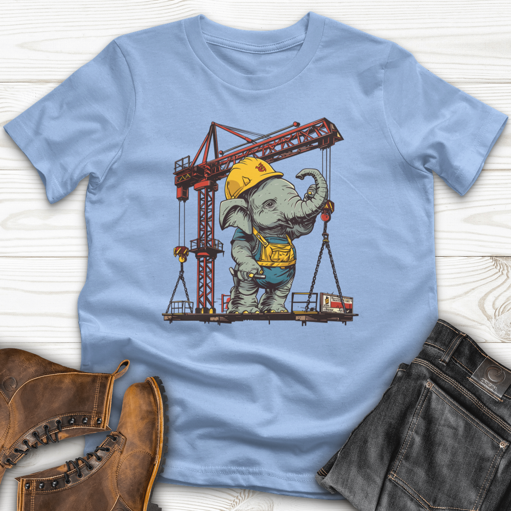 Elephant Construction Crew Softstyle Tee