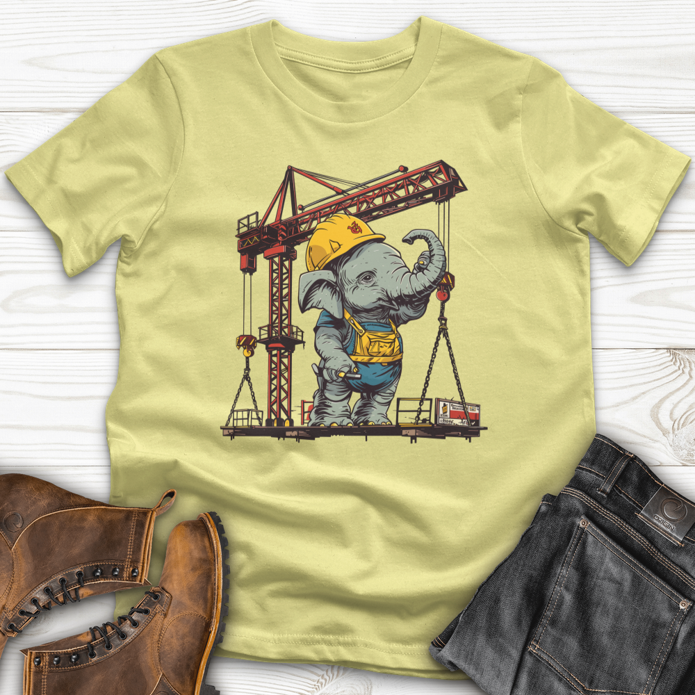 Elephant Construction Crew Softstyle Tee