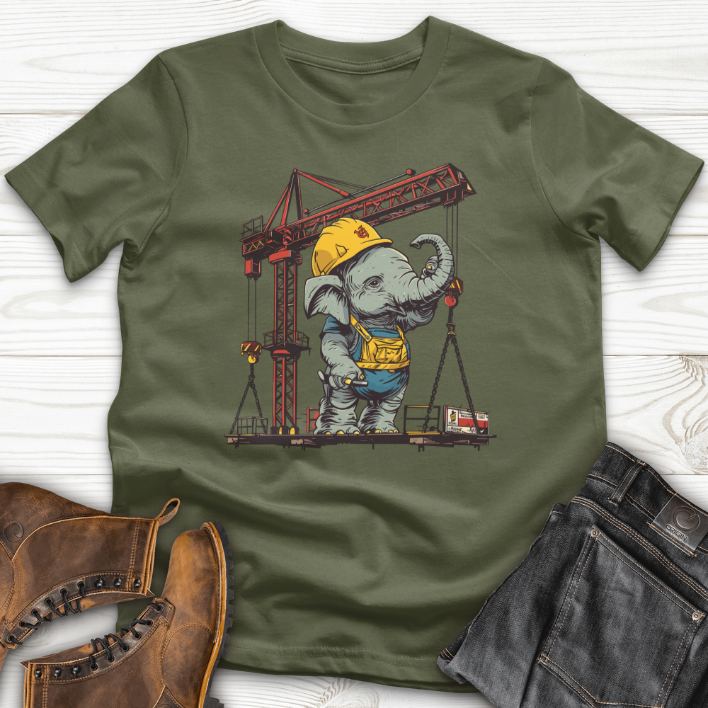 Elephant Construction Crew Softstyle Tee