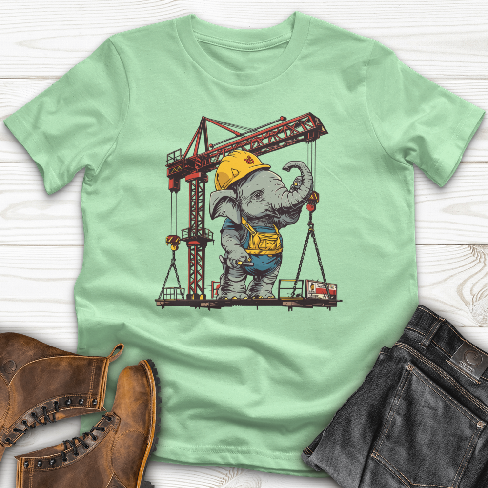 Elephant Construction Crew Softstyle Tee