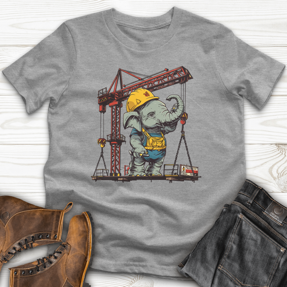 Elephant Construction Crew Softstyle Tee