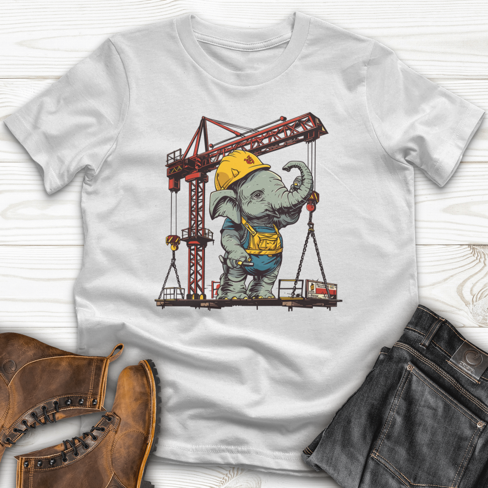 Elephant Construction Crew Softstyle Tee