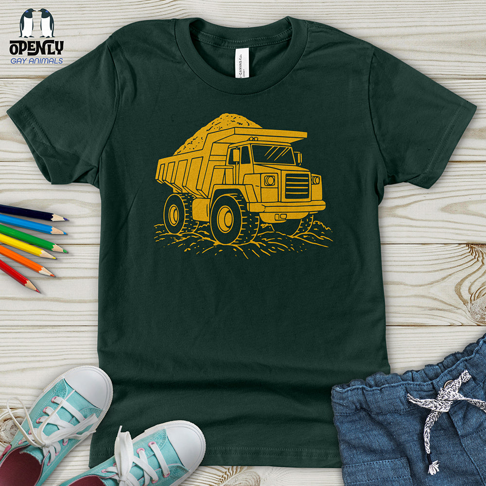 Dump Truck Power Youth T-Shirt