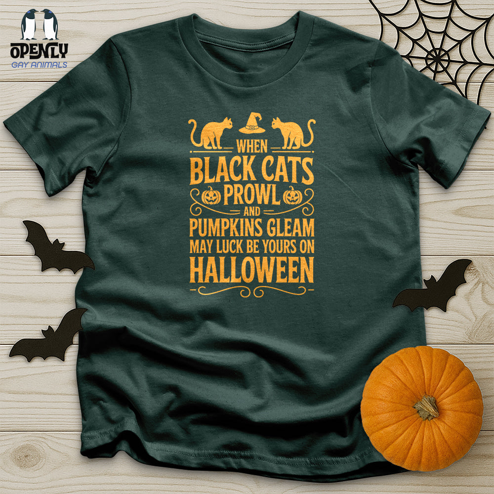 When Black Cats Prowl Unisex T-Shirt