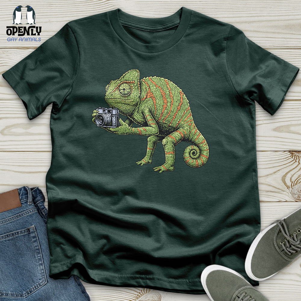 Chameleon Photographer Unisex T-Shirt