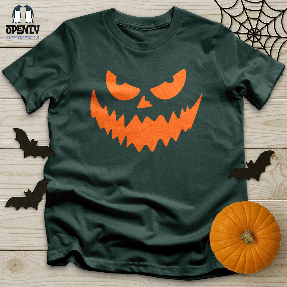 Scary Pumpkin Face Unisex T-Shirt