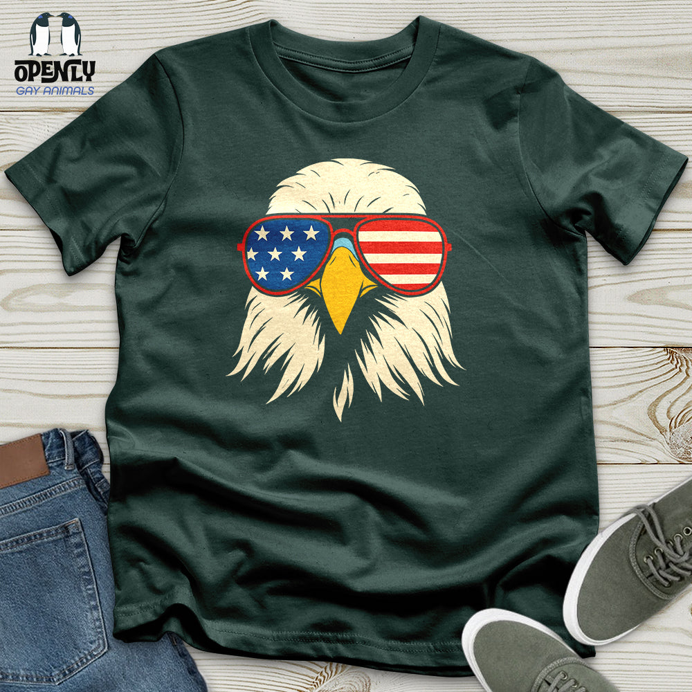 Magnetic American Flag Freedom Eagle USA Unisex T-Shirt