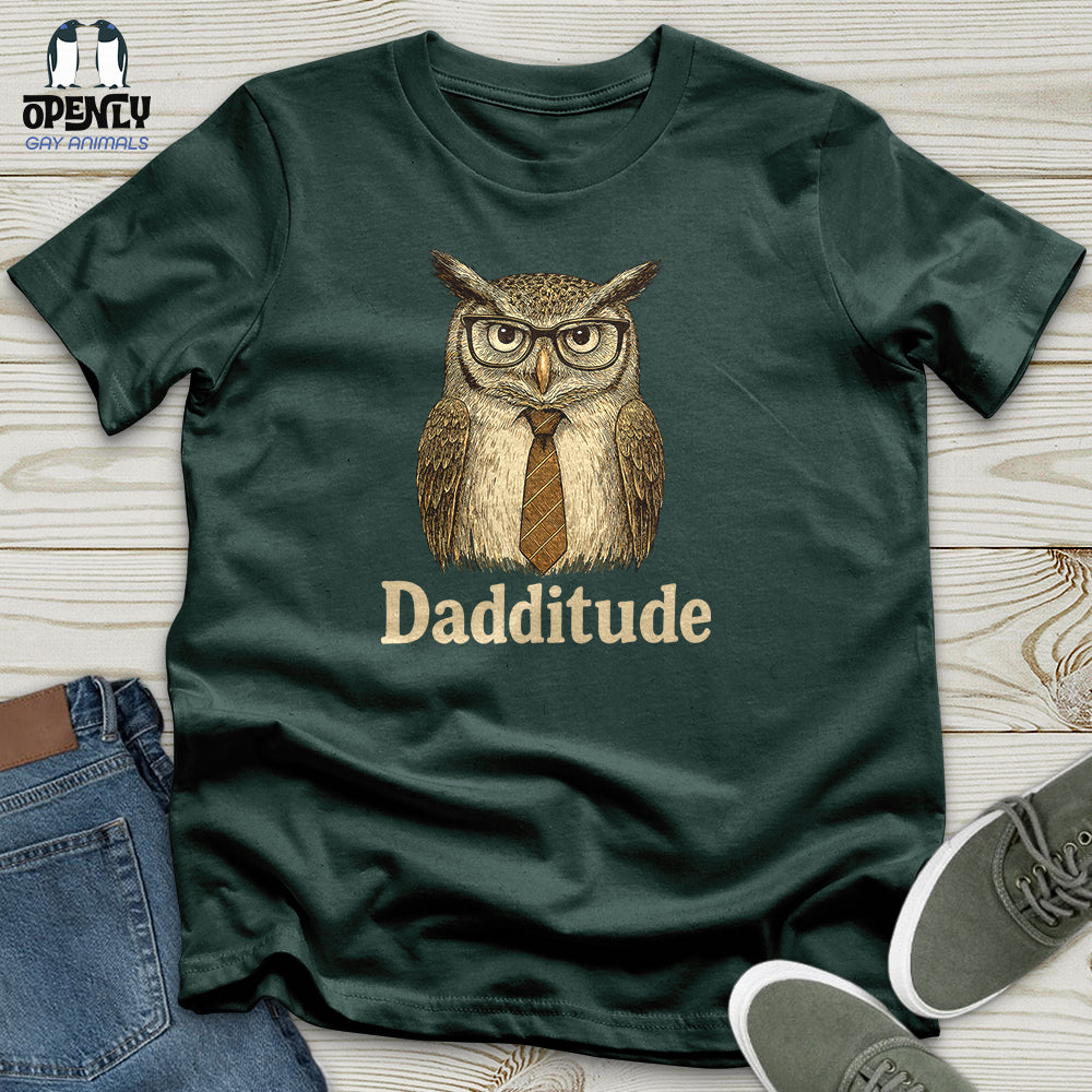 Dadditude Owl Unisex T-Shirt