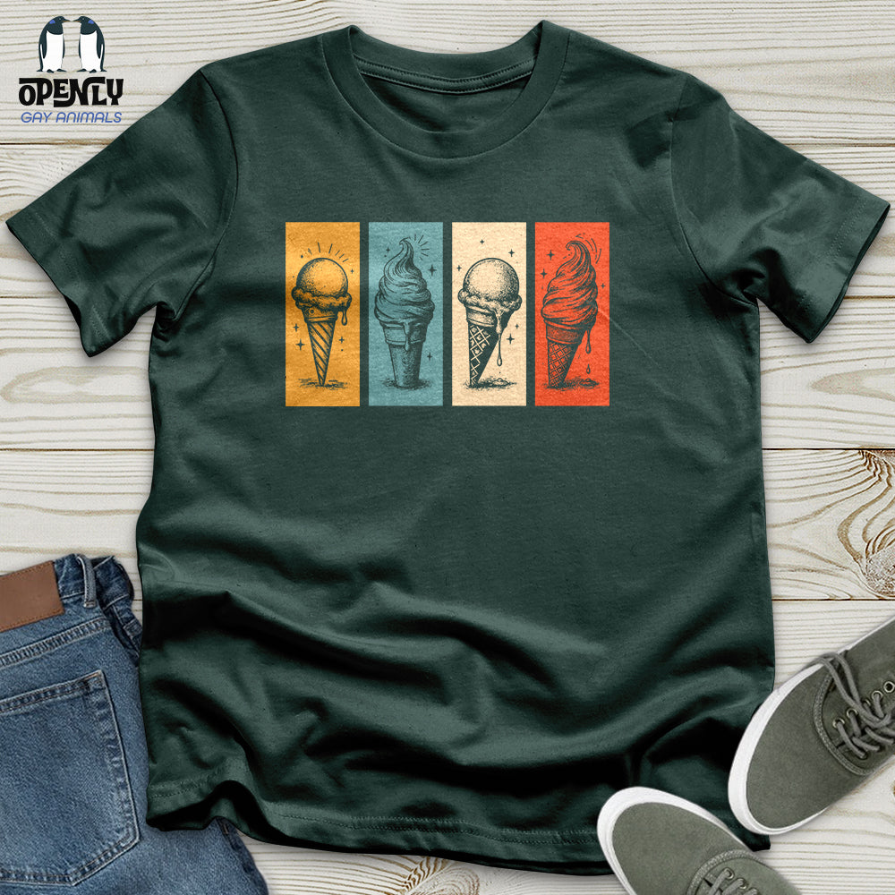 Stained Glass Ice-Cream Unisex T-Shirt