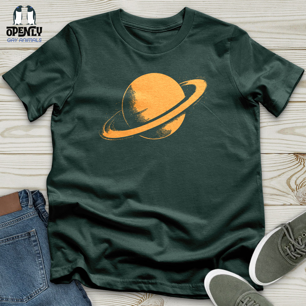 Saturn Planet With Rings Unisex T-Shirt