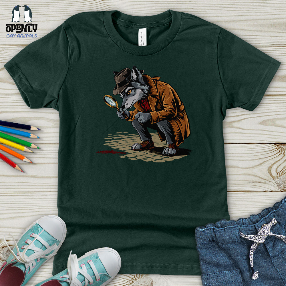 Detective Wolf Youth T-Shirt