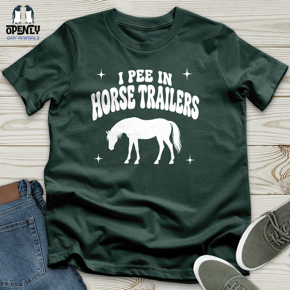 I Pee in Horse Trailers Unisex T-Shirt