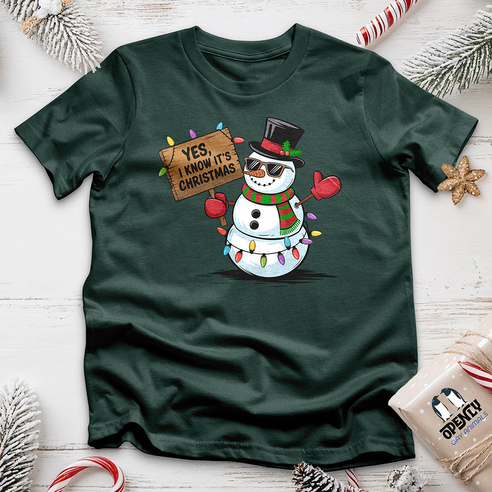 Yes, I Know It's Christmas Unisex t-shirt