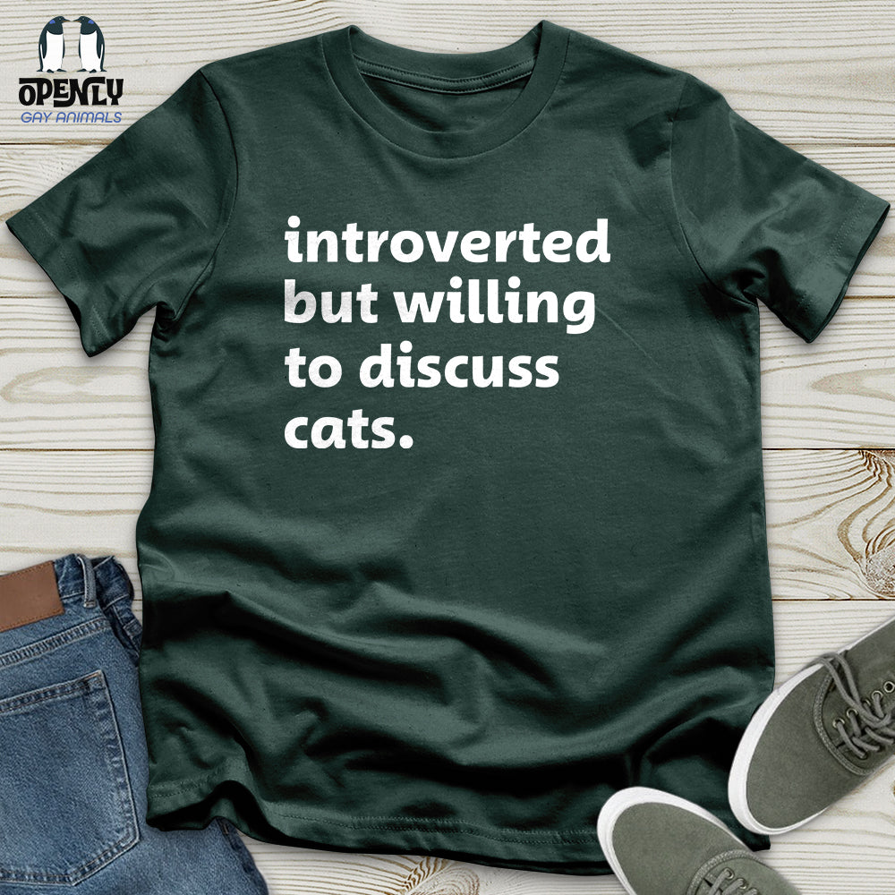 Introverted - White Unisex T-Shirt