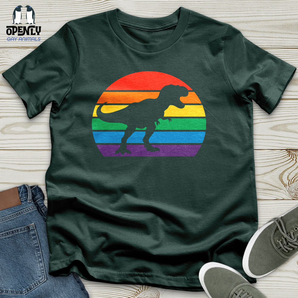 Rainbow Dinosaur T-Rex Unisex T-Shirt
