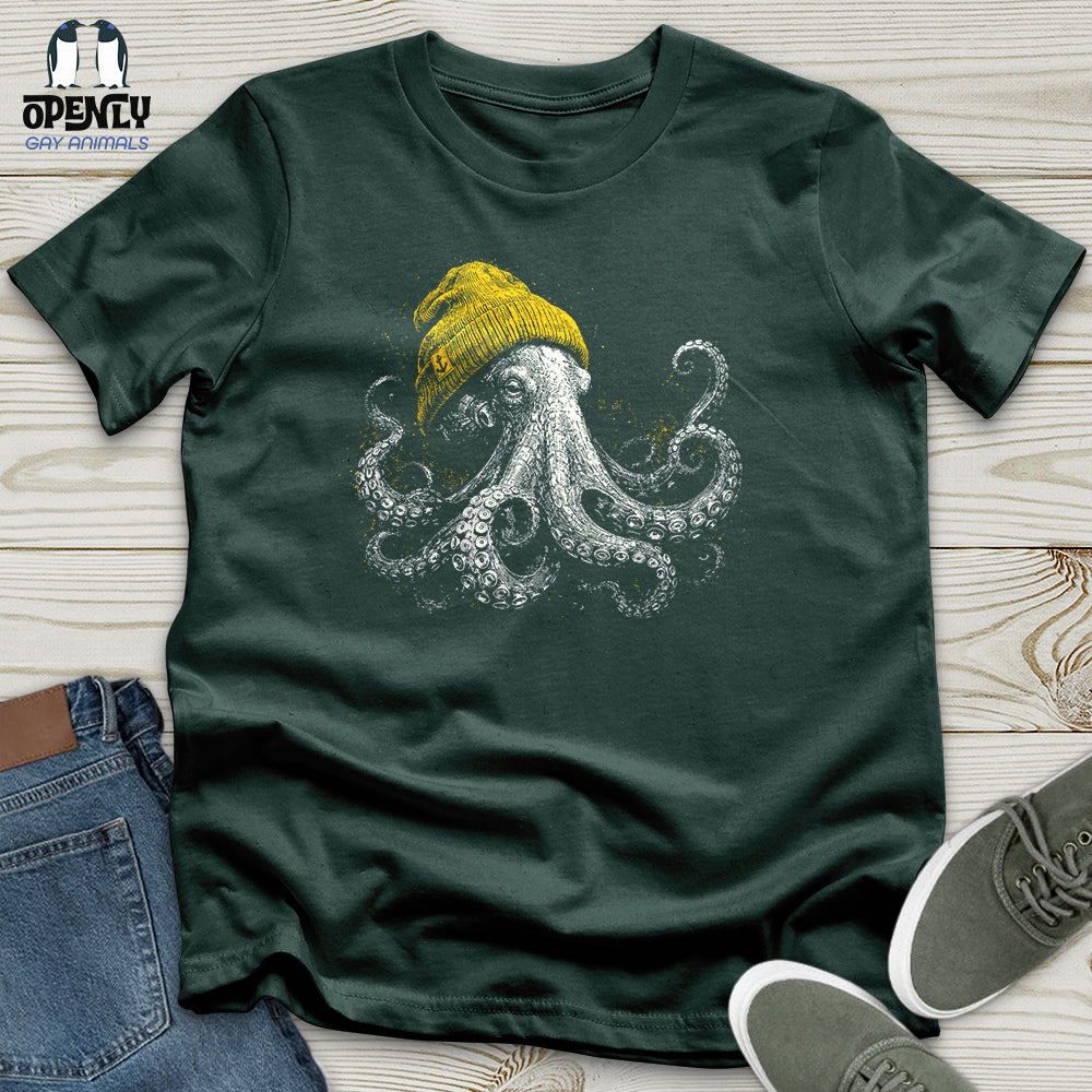 Winter Octopus Unisex T-Shirt
